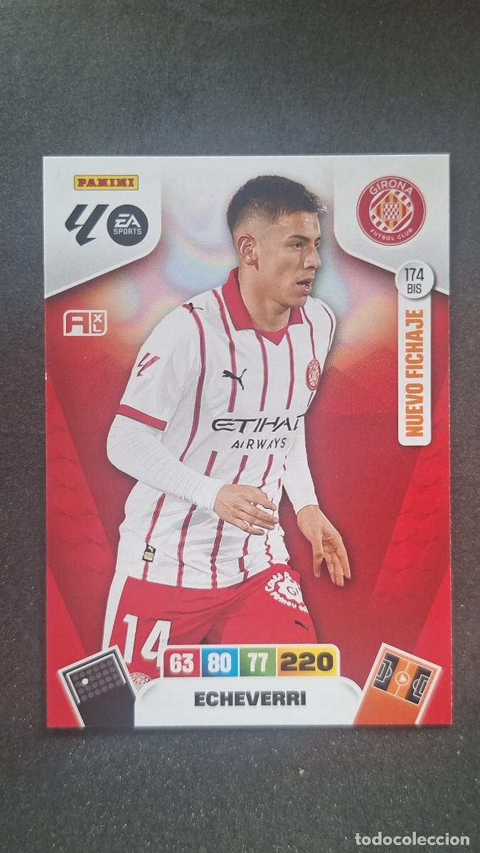 Cartes &agrave; collectionner de Football: L3 ECHEVERRI GIRONA F. C. 174 BIS NUEVO FICHAJE ADRENALYN XL LIGA 2025/2026 25 26 PANINI