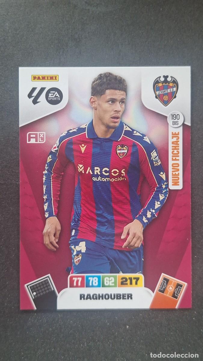 Cartes &agrave; collectionner de Football: L3 RAGHOUBER LEVANTE U. D. 190 BIS NUEVO FICHAJE ADRENALYN XL LIGA 2025/2026 25 26 PANINI