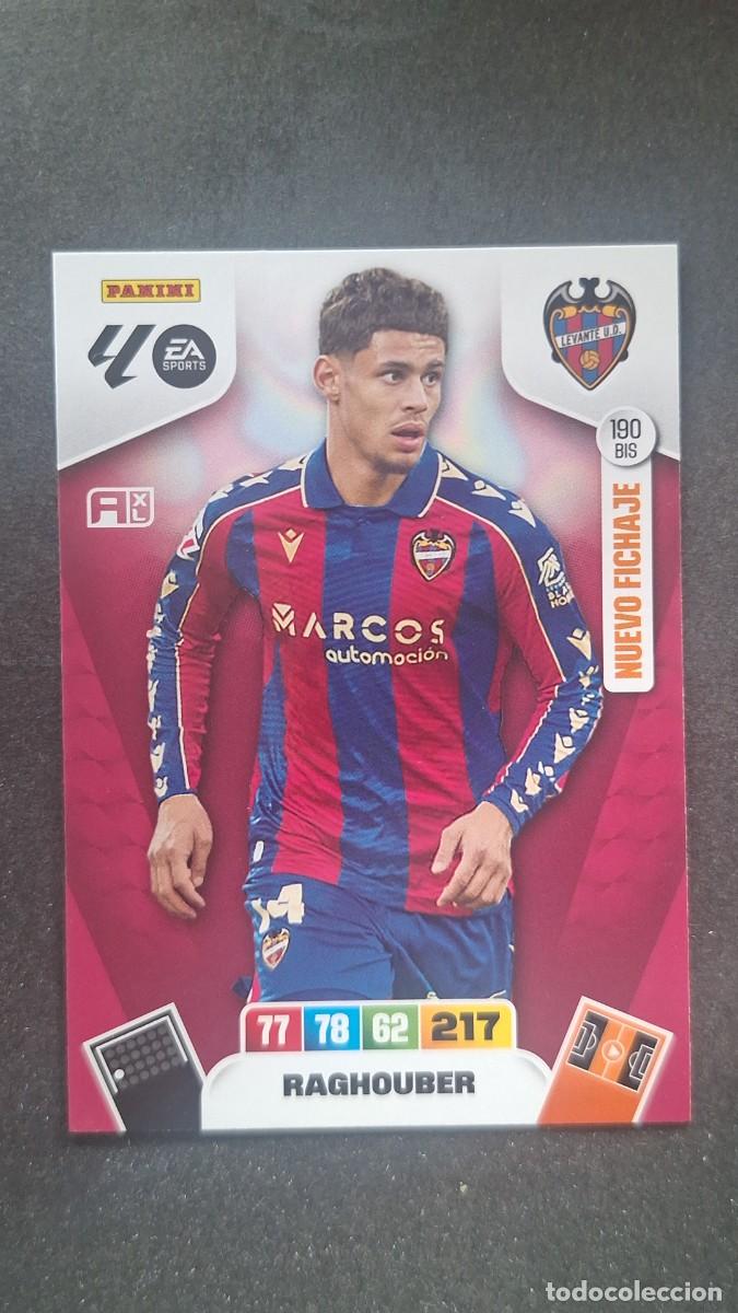 Cartes &agrave; collectionner de Football: L3 RAGHOUBER LEVANTE U. D. 190 BIS NUEVO FICHAJE ADRENALYN XL LIGA 2025/2026 25 26 PANINI