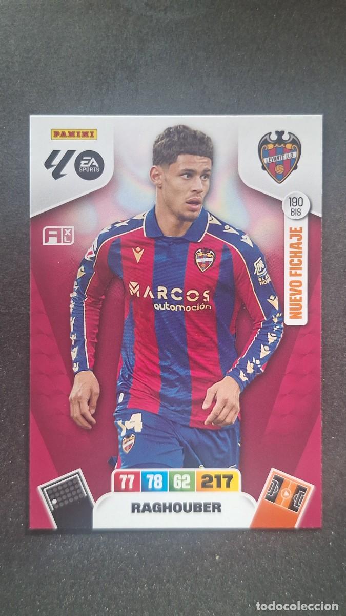 Cartes &agrave; collectionner de Football: L3 RAGHOUBER LEVANTE U. D. 190 BIS NUEVO FICHAJE ADRENALYN XL LIGA 2025/2026 25 26 PANINI