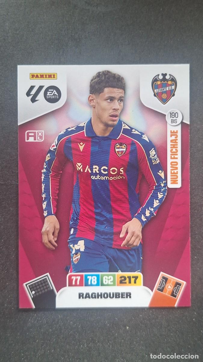 Cartes &agrave; collectionner de Football: L3 RAGHOUBER LEVANTE U. D. 190 BIS NUEVO FICHAJE ADRENALYN XL LIGA 2025/2026 25 26 PANINI