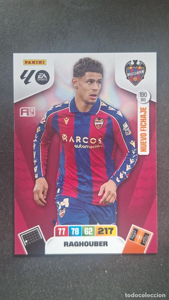 Cartes &agrave; collectionner de Football: L3 RAGHOUBER LEVANTE U. D. 190 BIS NUEVO FICHAJE ADRENALYN XL LIGA 2025/2026 25 26 PANINI