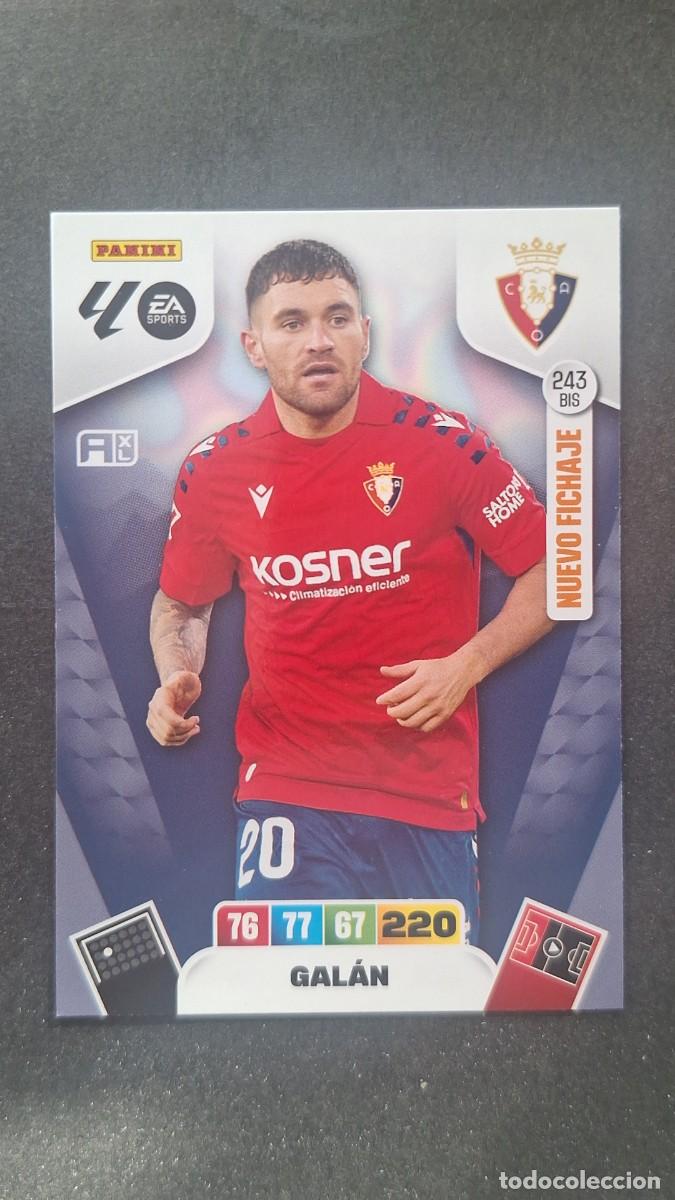 Fu&szlig;ball-Sticker: L3 GALAN C. A. OSASUNA 243 BIS NUEVO FICHAJE ADRENALYN XL LIGA 2025/2026 25 26 PANINI