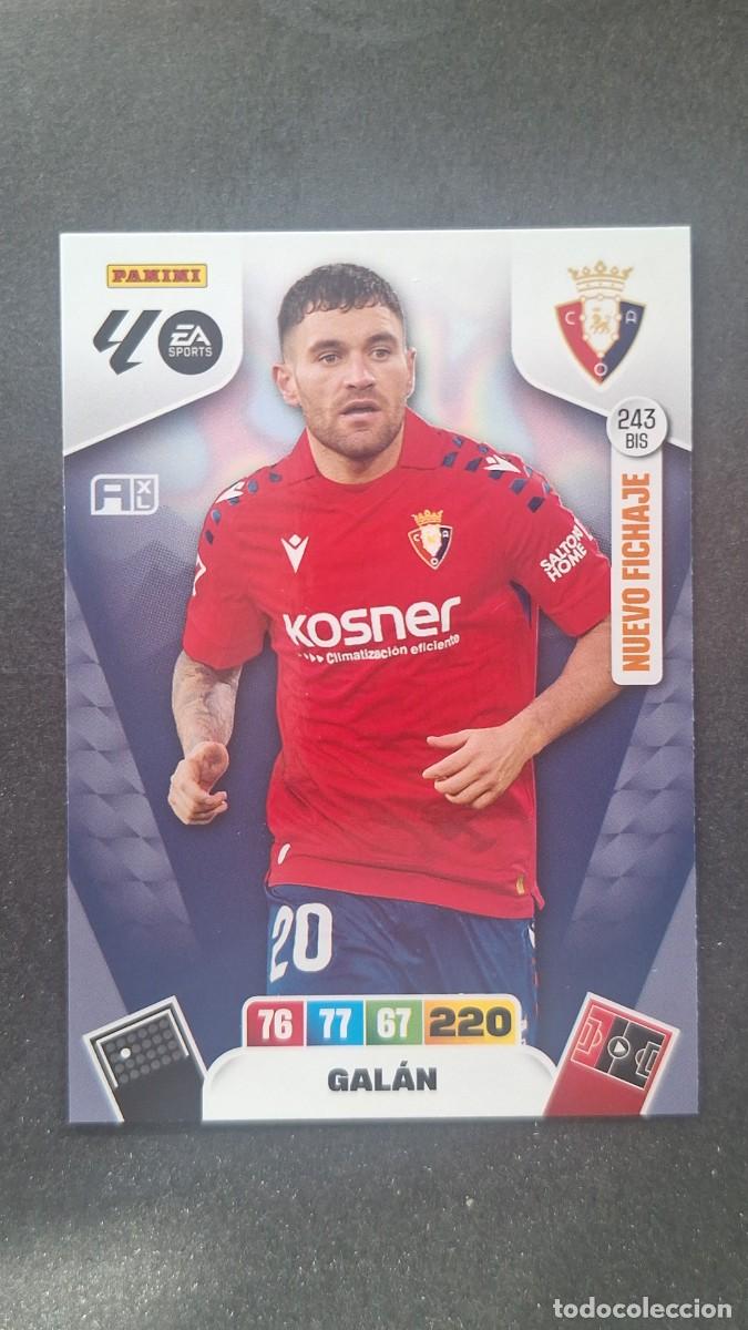 Fu&szlig;ball-Sticker: L3 GALAN C. A. OSASUNA 243 BIS NUEVO FICHAJE ADRENALYN XL LIGA 2025/2026 25 26 PANINI