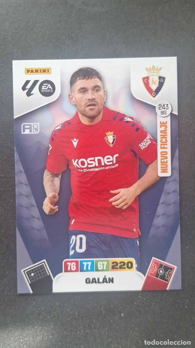 Fu&szlig;ball-Sticker: L3 GALAN C. A. OSASUNA 243 BIS NUEVO FICHAJE ADRENALYN XL LIGA 2025/2026 25 26 PANINI