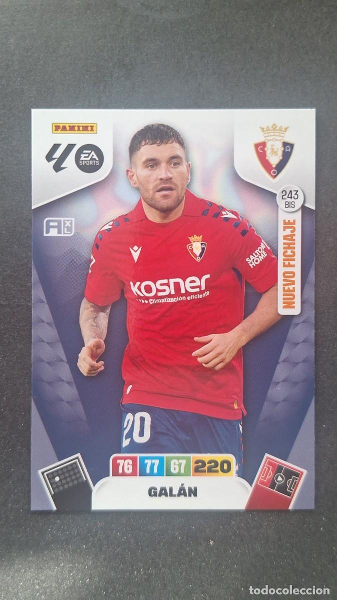 Fu&szlig;ball-Sticker: L3 GALAN C. A. OSASUNA 243 BIS NUEVO FICHAJE ADRENALYN XL LIGA 2025/2026 25 26 PANINI