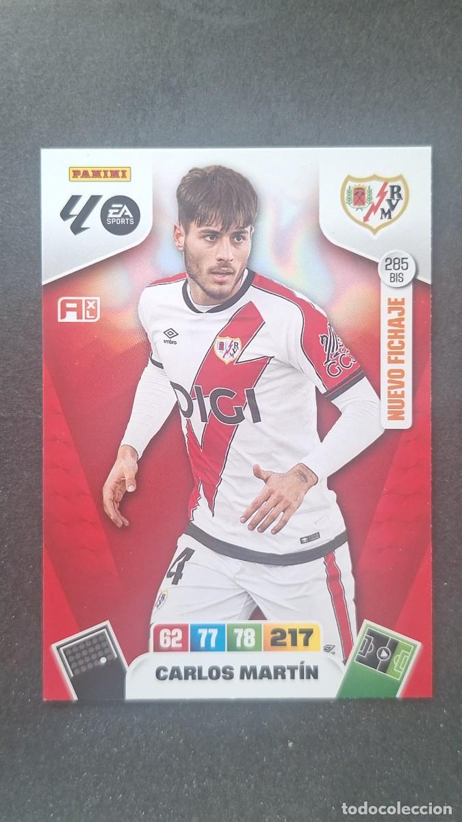 Cromos de F&uacute;tbol: L3 CARLOS MARTIN RAYO VALLECANO 285 BIS NUEVO FICHAJE ADRENALYN XL LIGA 2025/2026 25 26 PANINI
