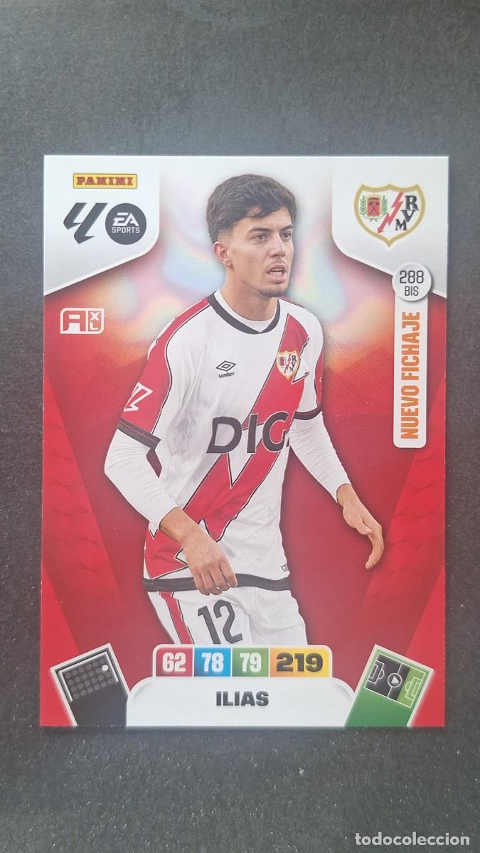 Cromos de F&uacute;tbol: L3 ILIAS RAYO VALLECANO 288 BIS NUEVO FICHAJE ADRENALYN XL LIGA 2025/2026 25 26 PANINI