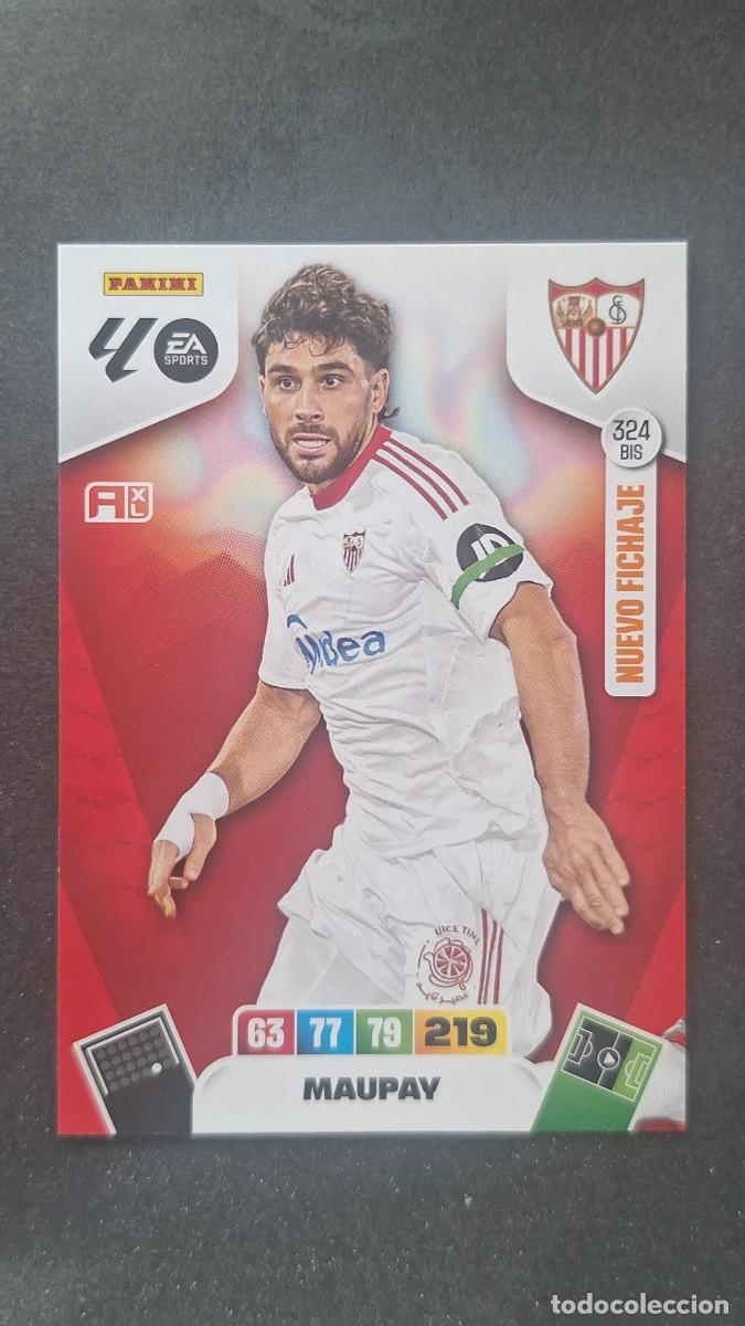 Cromos de F&uacute;tbol: L3 MAUPAY SEVILLA F. C. 324 BIS NUEVO FICHAJE ADRENALYN XL LIGA 2025/2026 25 26 PANINI