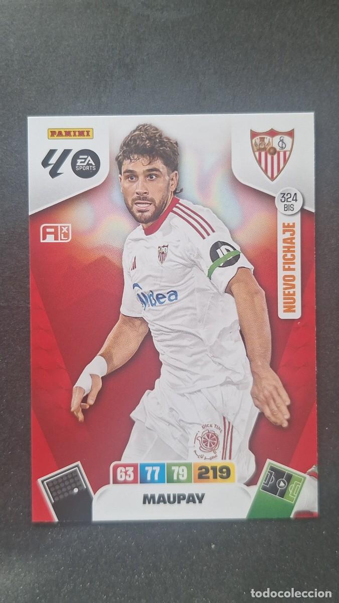Cromos de F&uacute;tbol: L3 MAUPAY SEVILLA F. C. 324 BIS NUEVO FICHAJE ADRENALYN XL LIGA 2025/2026 25 26 PANINI