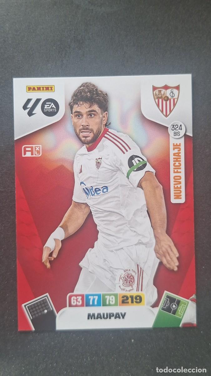 Cromos de F&uacute;tbol: L3 MAUPAY SEVILLA F. C. 324 BIS NUEVO FICHAJE ADRENALYN XL LIGA 2025/2026 25 26 PANINI