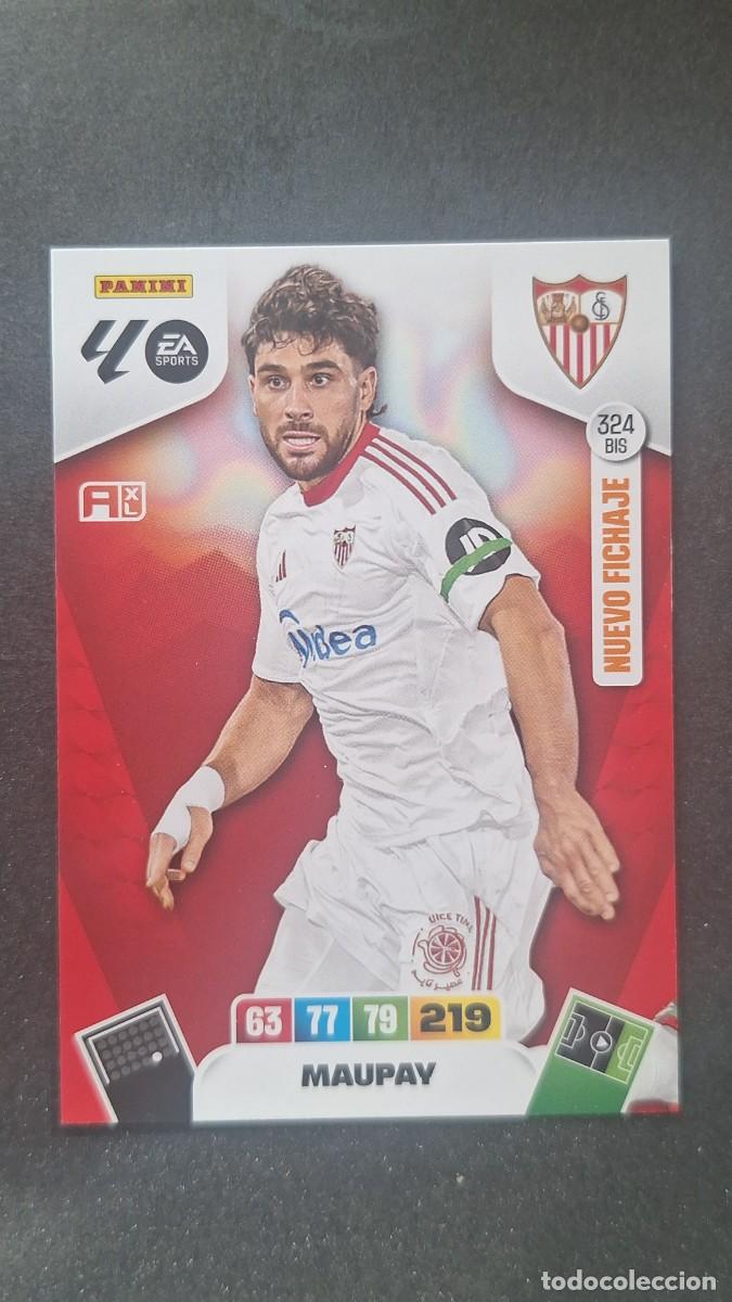 Cromos de F&uacute;tbol: L3 MAUPAY SEVILLA F. C. 324 BIS NUEVO FICHAJE ADRENALYN XL LIGA 2025/2026 25 26 PANINI