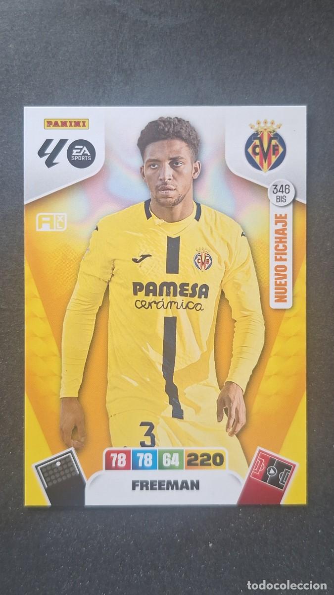 Cromos de F&uacute;tbol: L3 FREEMAN VILLARREAL C. F. 346 BIS NUEVO FICHAJE ADRENALYN XL LIGA 2025/2026 25 26 PANINI