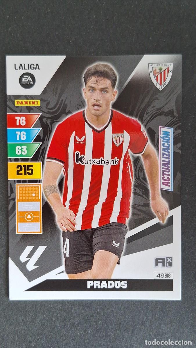 Cromos de F&uacute;tbol: L3 PRADOS ATHLETIC CLUB DE BILBAO 49 BIS ACTUALIZACION ADRENALYN XL LIGA 2023/2024 23 24 PANINI