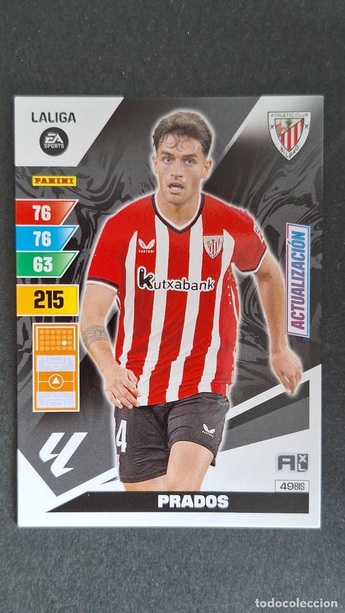 Cromos de F&uacute;tbol: L3 PRADOS ATHLETIC CLUB DE BILBAO 49 BIS ACTUALIZACION ADRENALYN XL LIGA 2023/2024 23 24 PANINI