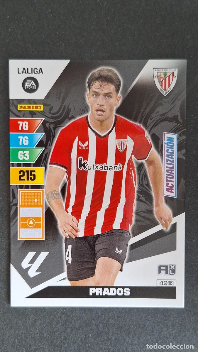 Cromos de F&uacute;tbol: L3 PRADOS ATHLETIC CLUB DE BILBAO 49 BIS ACTUALIZACION ADRENALYN XL LIGA 2023/2024 23 24 PANINI