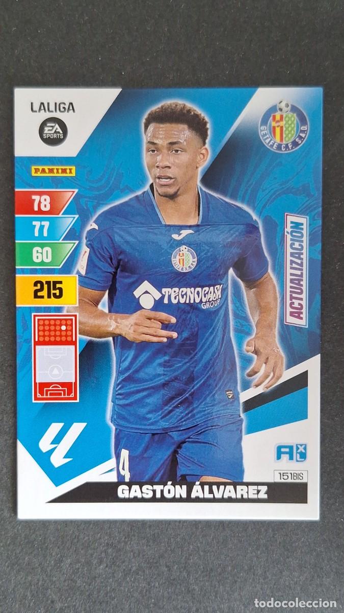 Cromos de F&uacute;tbol: L3 GASTON ALVAREZ GETAFE C. F. 151 BIS ACTUALIZACION ADRENALYN XL LIGA 2023/2024 23 24 PANINI