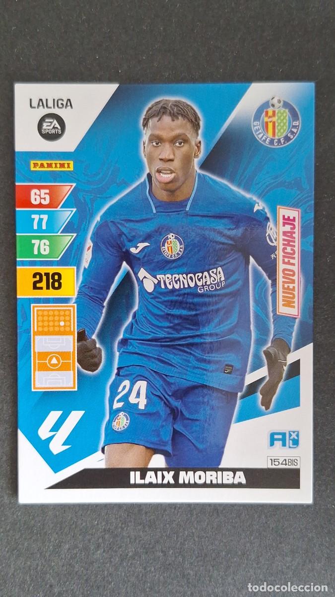 Cromos de F&uacute;tbol: L3 ILAIX MORIBA GETAFE C. F. 154 BIS NUEVO FICHAJE ADRENALYN XL LIGA 2023/2024 23 24 PANINI