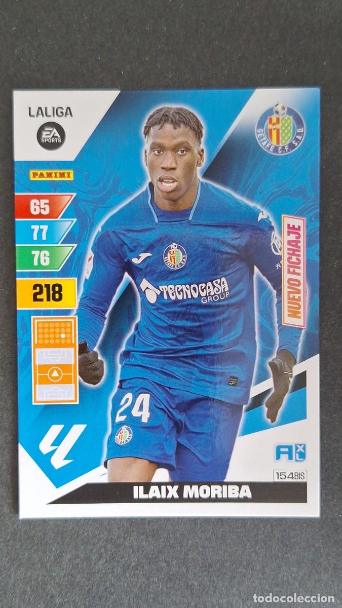 Cromos de F&uacute;tbol: L3 ILAIX MORIBA GETAFE C. F. 154 BIS NUEVO FICHAJE ADRENALYN XL LIGA 2023/2024 23 24 PANINI