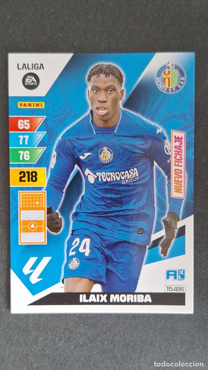 Cromos de F&uacute;tbol: L3 ILAIX MORIBA GETAFE C. F. 154 BIS NUEVO FICHAJE ADRENALYN XL LIGA 2023/2024 23 24 PANINI