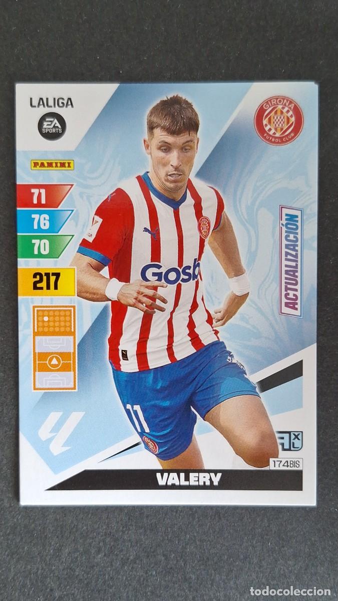 Cromos de F&uacute;tbol: L3 VALERY GIRONA F. C. 174 BIS ACTUALIZACION ADRENALYN XL LIGA 2023/2024 23 24 PANINI