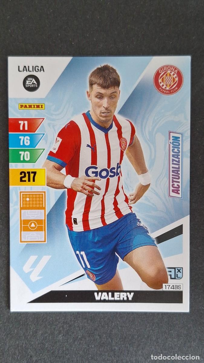 Cromos de F&uacute;tbol: L3 VALERY GIRONA F. C. 174 BIS ACTUALIZACION ADRENALYN XL LIGA 2023/2024 23 24 PANINI