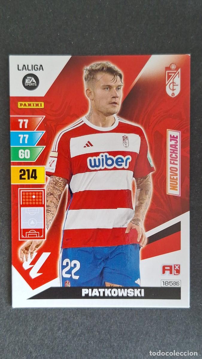 Cromos de F&uacute;tbol: L3 PIATKOWSKI GRANADA C. F. 185 BIS NUEVO FICHAJE ADRENALYN XL LIGA 2023/2024 23 24 PANINI