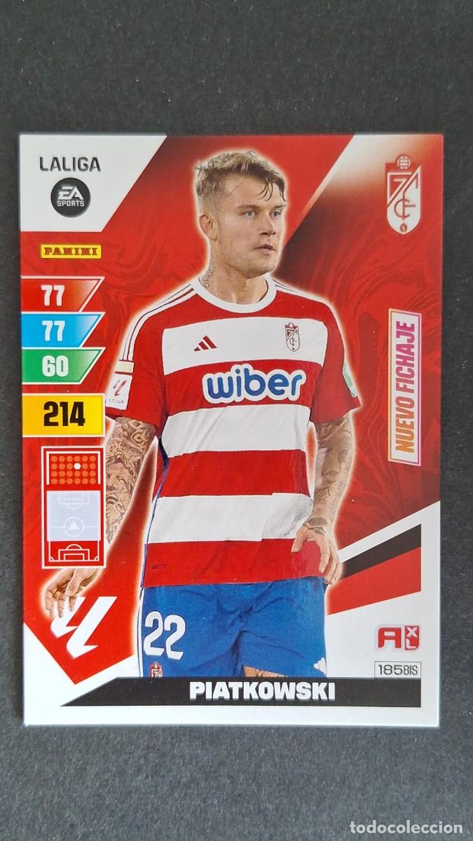 Cromos de F&uacute;tbol: L3 PIATKOWSKI GRANADA C. F. 185 BIS NUEVO FICHAJE ADRENALYN XL LIGA 2023/2024 23 24 PANINI