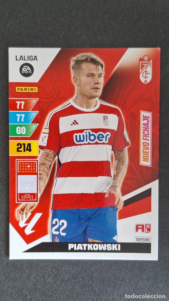 Cromos de F&uacute;tbol: L3 PIATKOWSKI GRANADA C. F. 185 BIS NUEVO FICHAJE ADRENALYN XL LIGA 2023/2024 23 24 PANINI