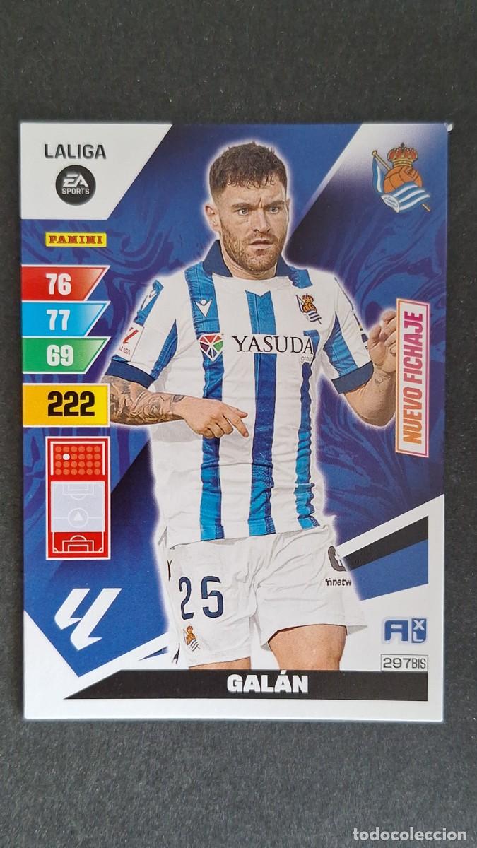 Cromos de F&uacute;tbol: L3 GALAN REAL SOCIEDAD 297 BIS NUEVO FICHAJE ADRENALYN XL LIGA 2023/2024 23 24 PANINI