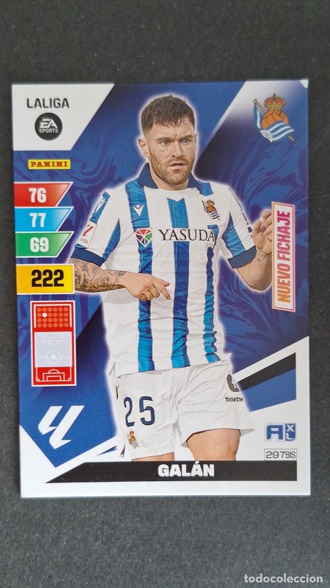 Cromos de F&uacute;tbol: L3 GALAN REAL SOCIEDAD 297 BIS NUEVO FICHAJE ADRENALYN XL LIGA 2023/2024 23 24 PANINI
