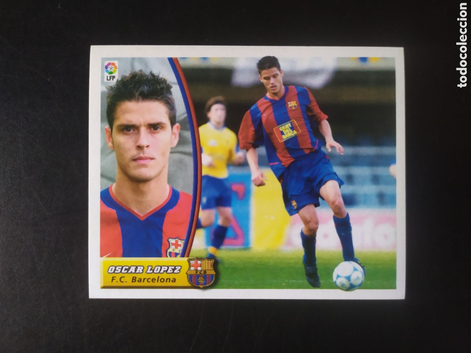 Cromos de F&uacute;tbol: Liga este 2003 2004 03 04 panini Oscar L&oacute;pez Barcelona