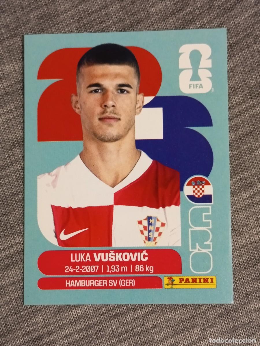 Cromos de F&uacute;tbol: VUSKOVIC CRO 6 STICKER MUNDIAL 2026 PANINI FIFA WORLD CUP NUEVO