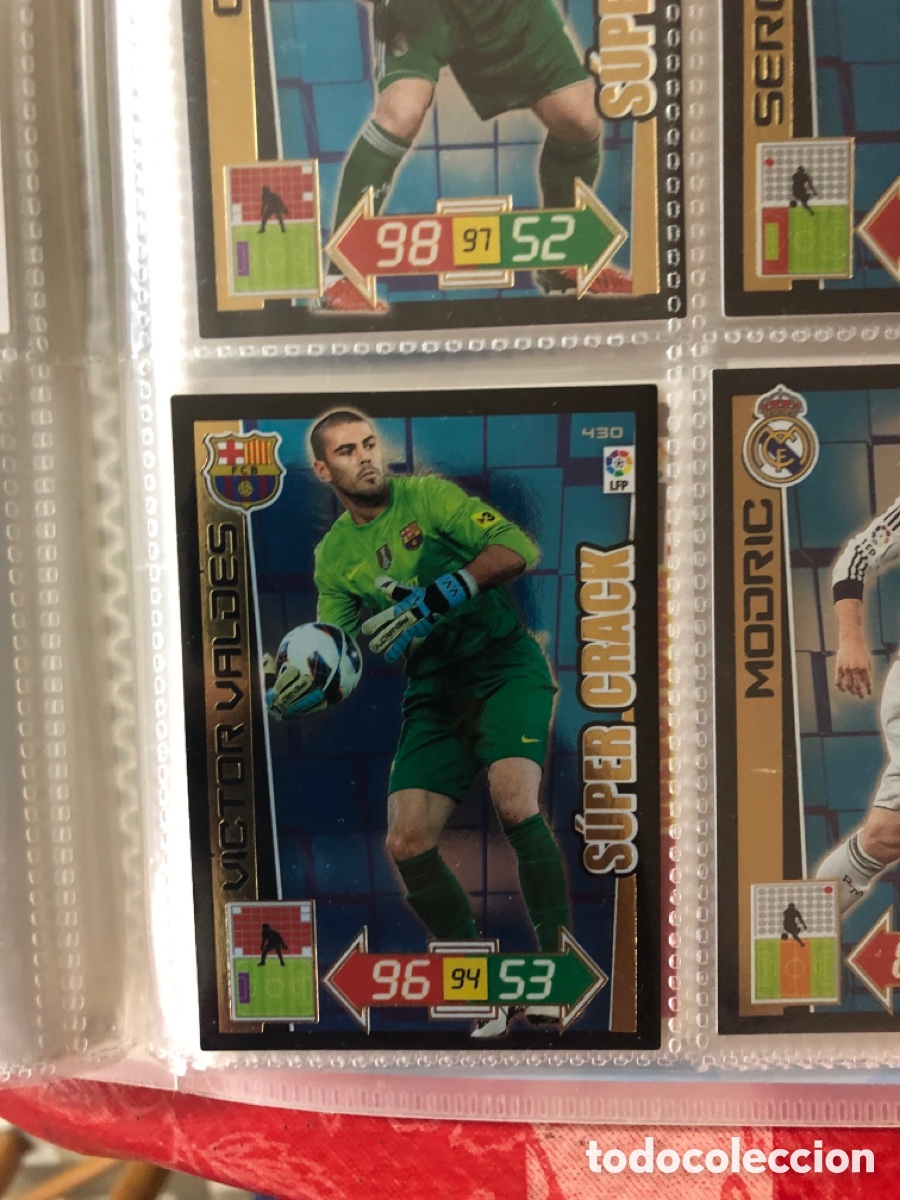 Football Stickers: Adrenalyn 2012 2013 s&uacute;per crack V&iacute;ctor Vald&eacute;s 430 Barcelona