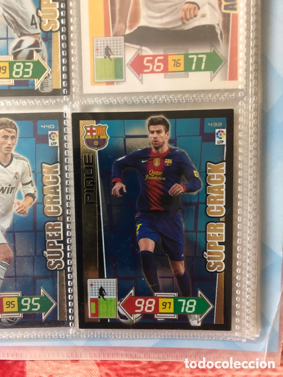 Cromos de F&uacute;tbol: Adrenalyn 2012 2013 s&uacute;per crack piqu&eacute; 432 Barcelona
