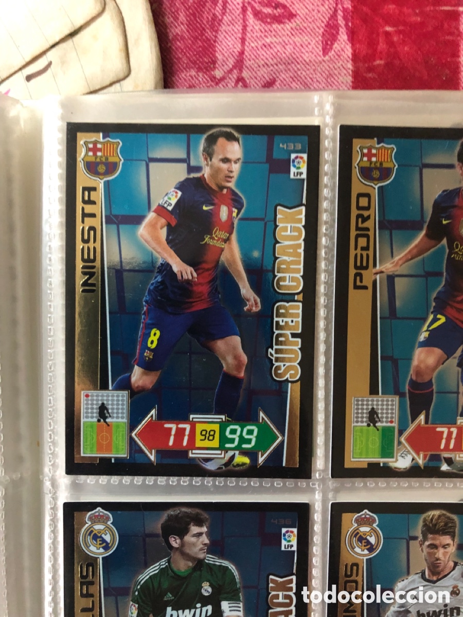 Cromos de F&uacute;tbol: Adrenalyn 2012 2013 s&uacute;per crack iniesta 433 Barcelona