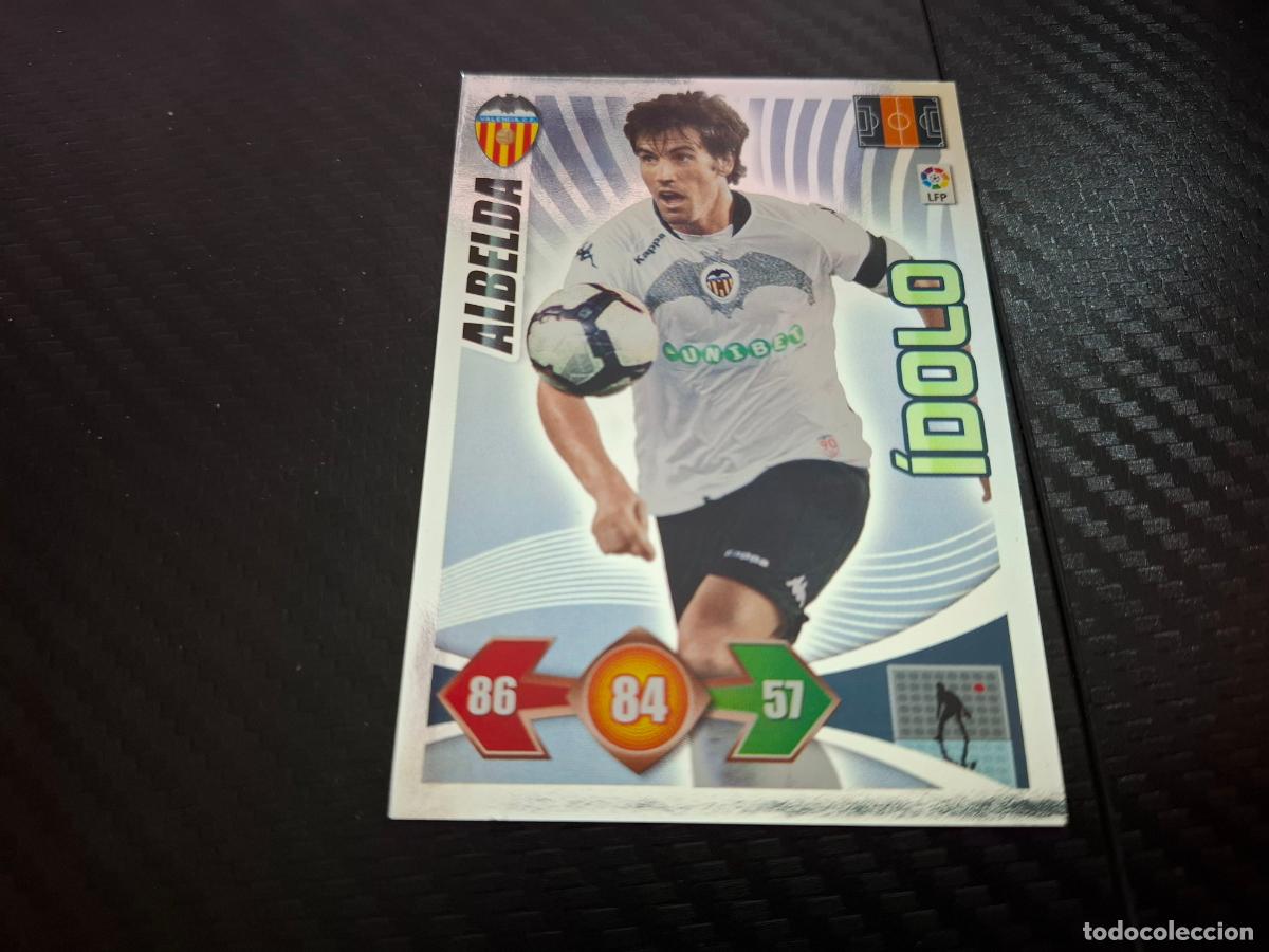 Cromos de F&uacute;tbol: Albelda Valencia Idolo Adrenalyn 2009 2010 Liga 09 10