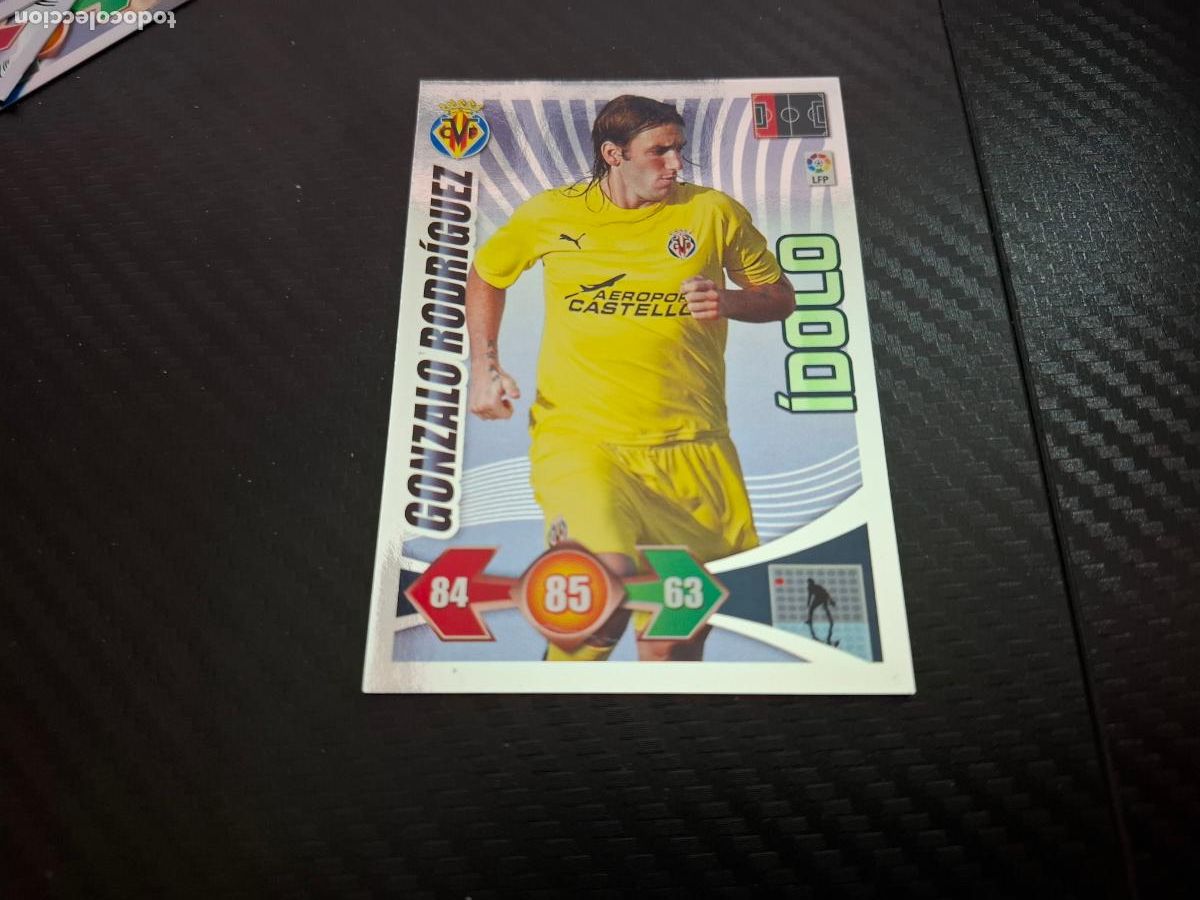 Cromos de F&uacute;tbol: Gonzalo Rodriguez Villarreal Idolo Adrenalyn 2009 2010 Liga 09 10
