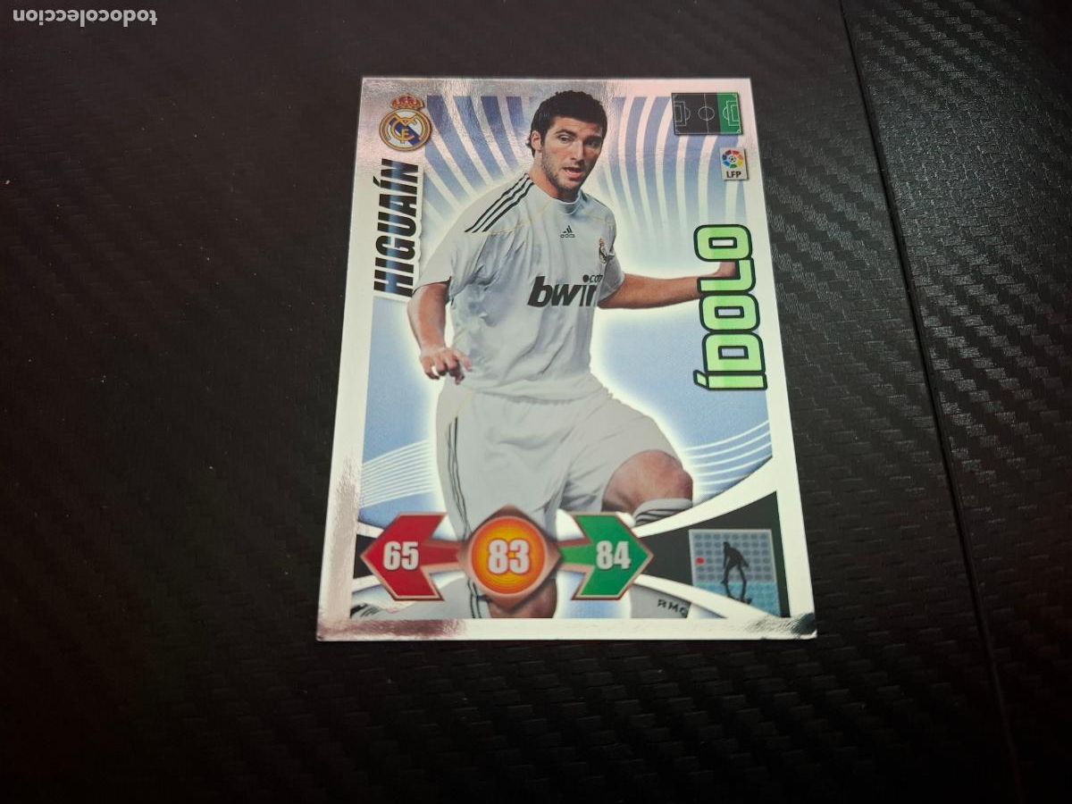 Cromos de F&uacute;tbol: Higuain Real Madrid Idolo Adrenalyn 2009 2010 Liga 09 10