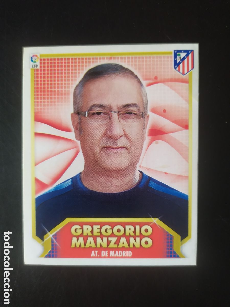 Cromos de F&uacute;tbol: Liga este 2011 2012 11 12 panini Gregorio Manzano entrenador Atl&eacute;tico Madrid