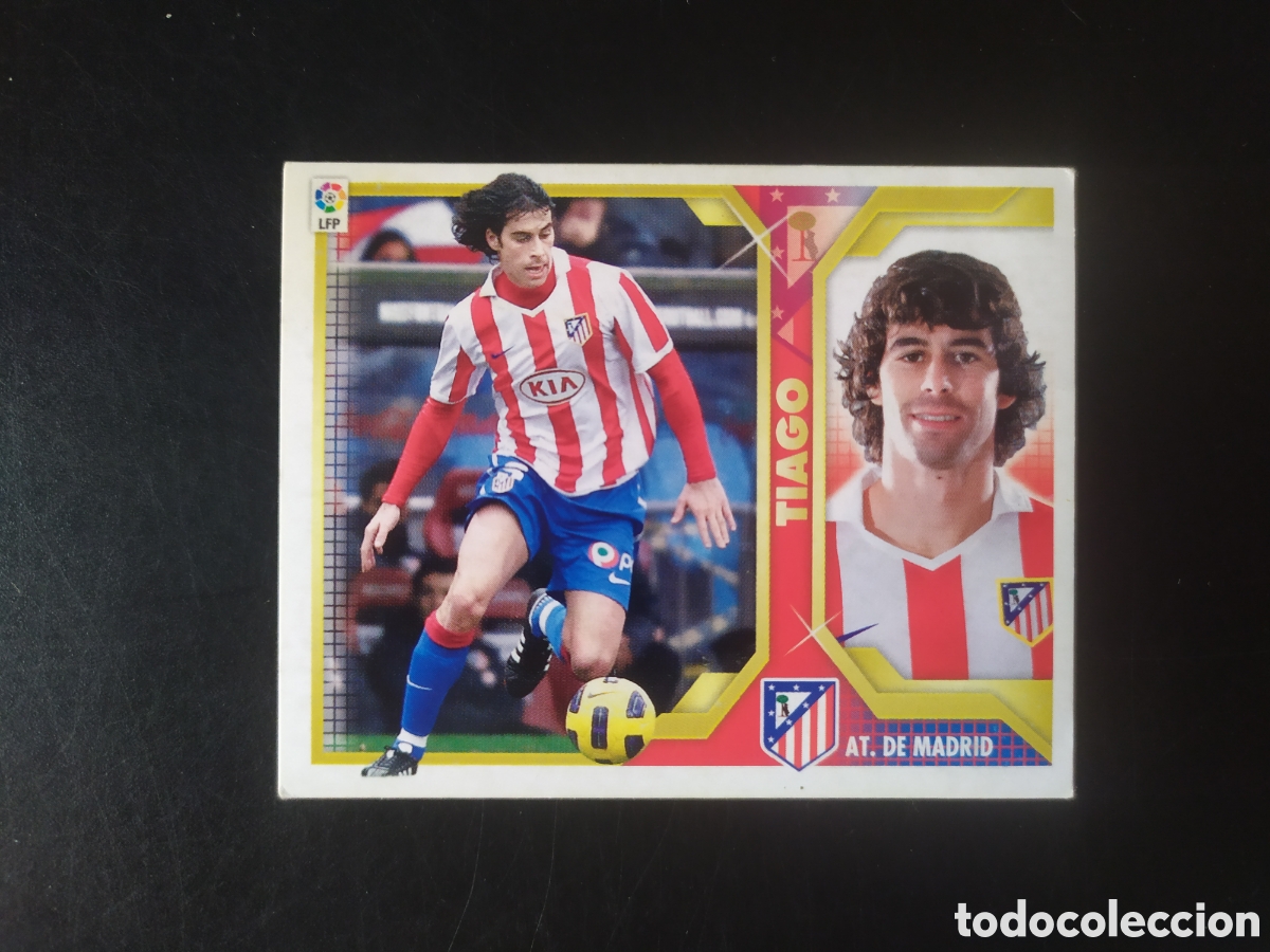 Cromos de F&uacute;tbol: Liga este 2011 2012 11 12 panini Tiago n&deg; 10A 10 A Atl&eacute;tico Madrid