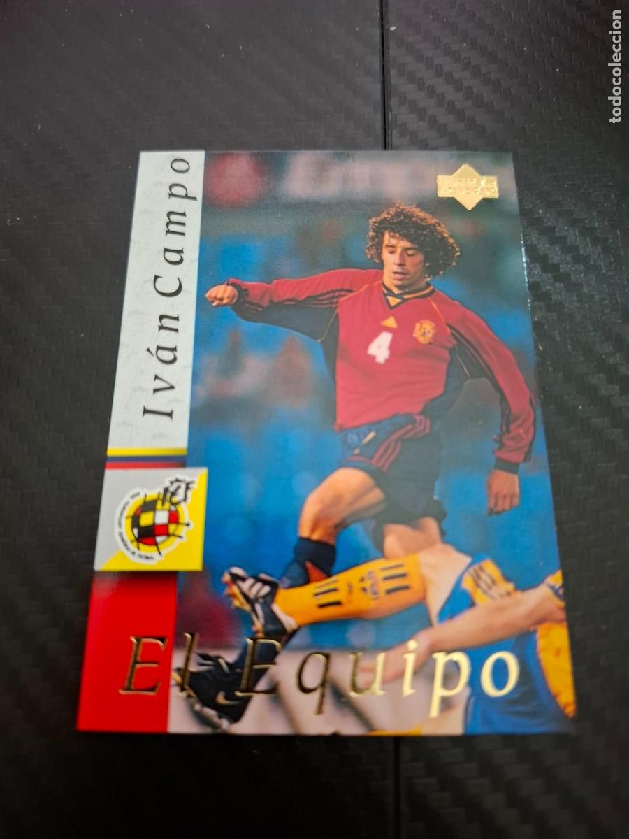 Cromos de F&uacute;tbol: 12 IVAN CAMPO ESPA&Ntilde;A SELECCION ESPA&Ntilde;OLA UPPER DECK WORLD CUP MUNDIAL 1998 98
