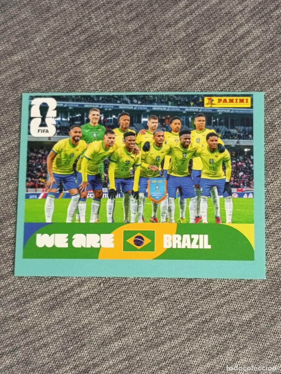 Cromos de F&uacute;tbol: ALINEACION BRAZIL BRA 13 STICKER MUNDIAL 2026 PANINI FIFA WORLD CUP NUEVO