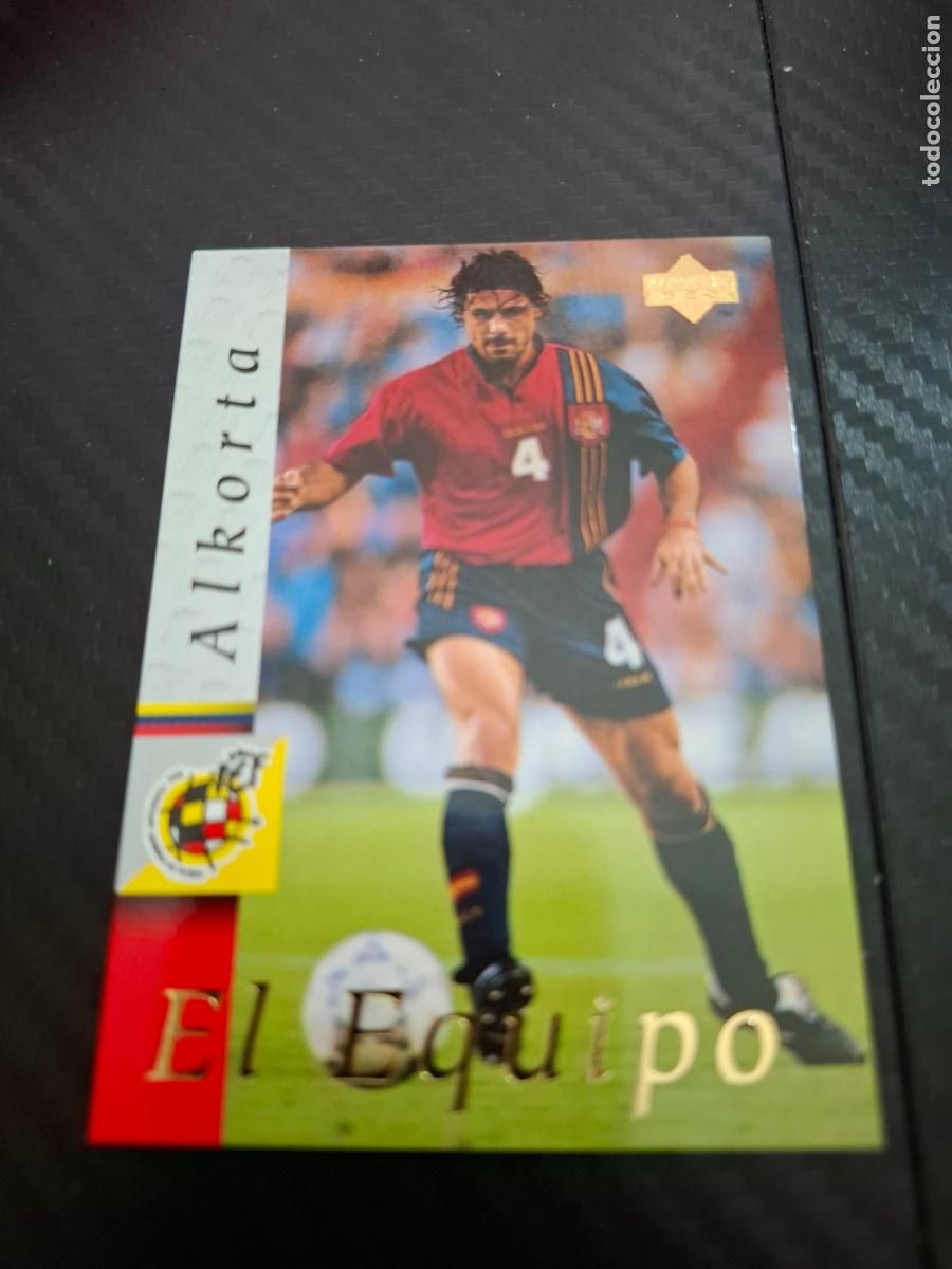 Cromos de F&uacute;tbol: 7 ALKORTA ESPA&Ntilde;A SELECCION ESPA&Ntilde;OLA UPPER DECK WORLD CUP MUNDIAL 1998 98