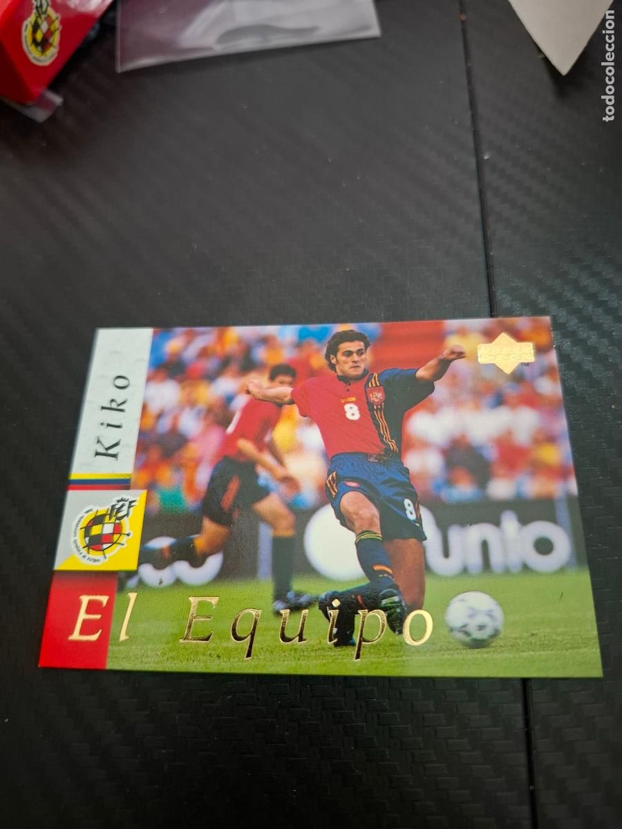 Cromos de F&uacute;tbol: 21 KIKO ESPA&Ntilde;A SELECCION ESPA&Ntilde;OLA UPPER DECK WORLD CUP MUNDIAL 1998 98
