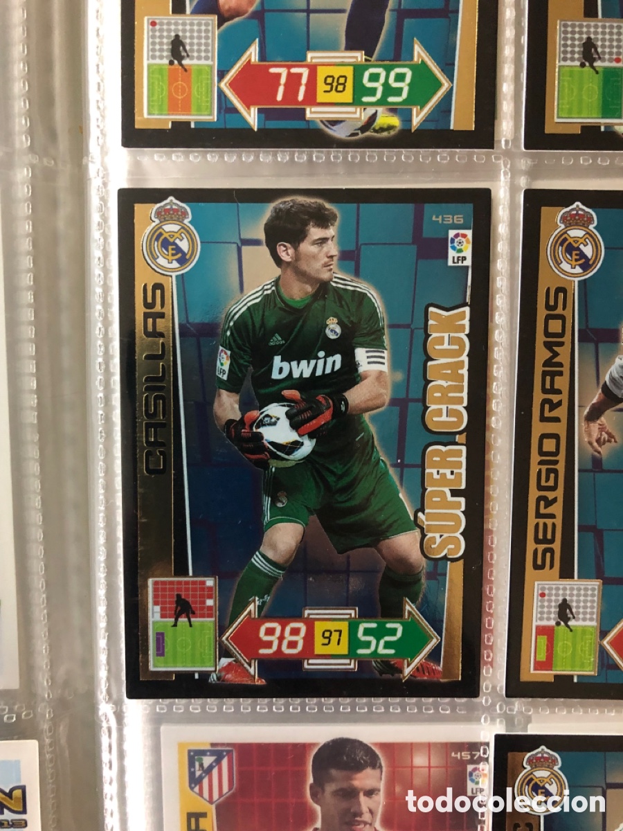 Cromos de F&uacute;tbol: Adrenalyn 2012 2013 s&uacute;per crack casillas 436 real Madrid