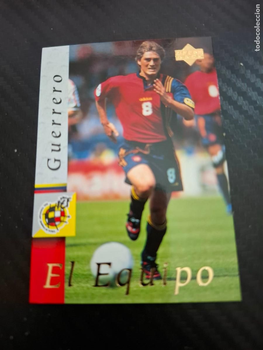 Cromos de F&uacute;tbol: 15 JULEN GUERRERO SELECCION ESPA&Ntilde;OLA UPPER DECK WORLD CUP MUNDIAL 1998 98