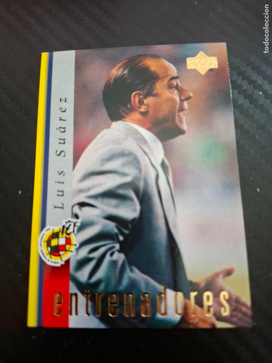 Cromos de F&uacute;tbol: 27 LUIS SUAREZ SELECCION ESPA&Ntilde;OLA UPPER DECK WORLD CUP MUNDIAL 1998 98