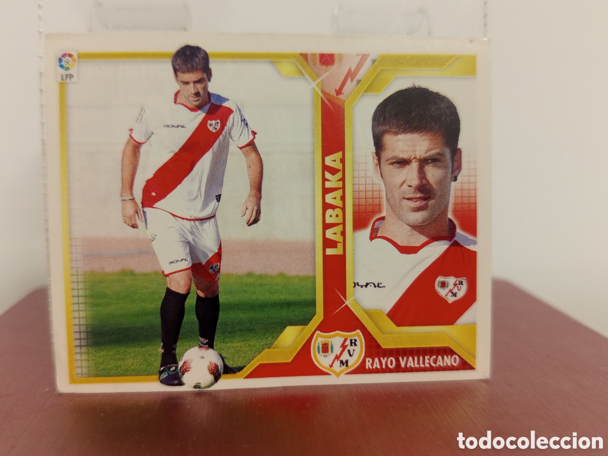 Football Stickers: ❇️ CROMO ⚽ LABAKA RAYO FICHAJE UF 2011 2012 11 12 LIGA ESTE LFP BBVA SIN PEGAR ❇️