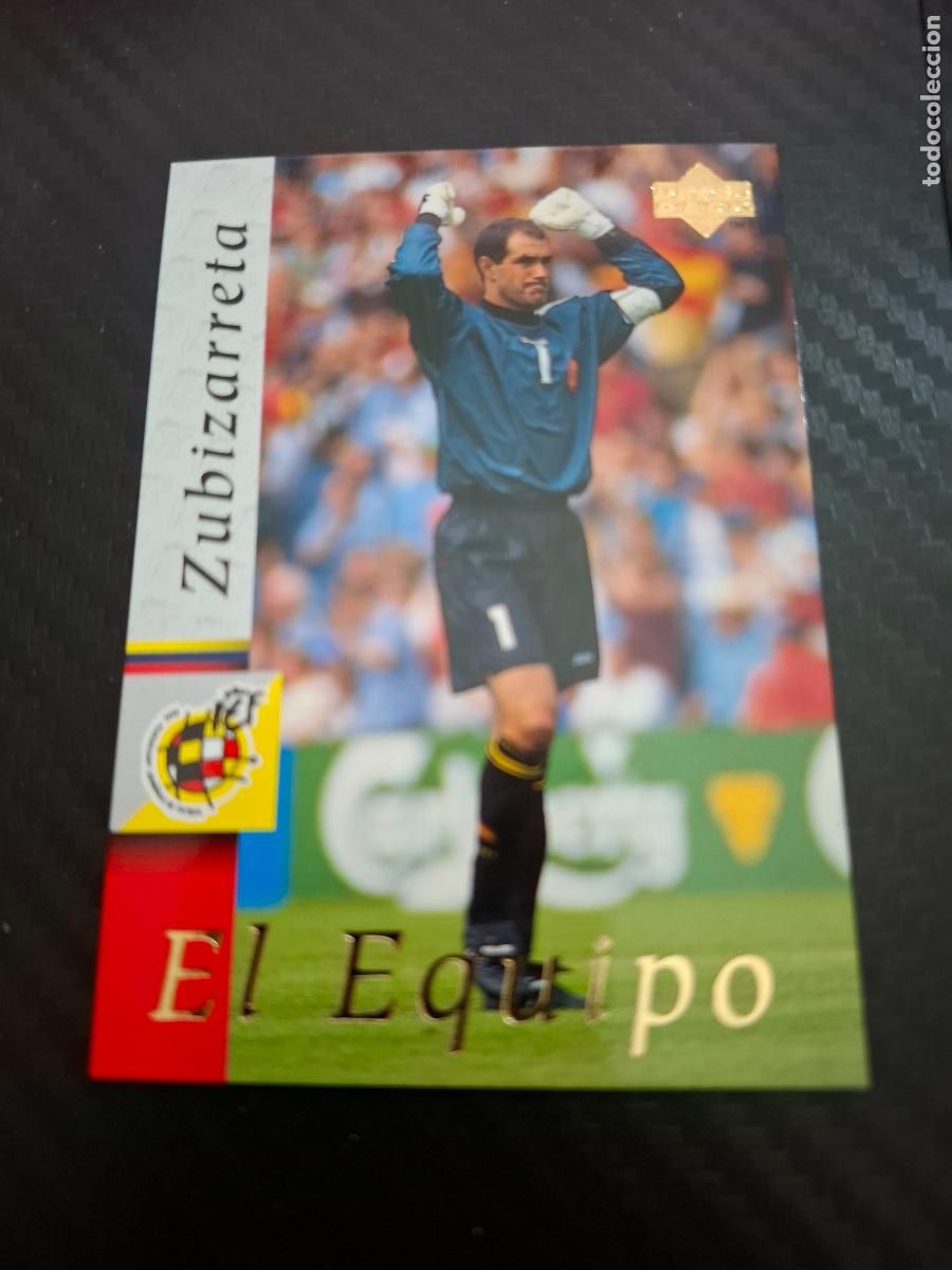 Figurine di Calcio: 1 ZUBIZARRETA ESPA&Ntilde;A SELECCION ESPA&Ntilde;OLA UPPER DECK WORLD CUP MUNDIAL 1998 98